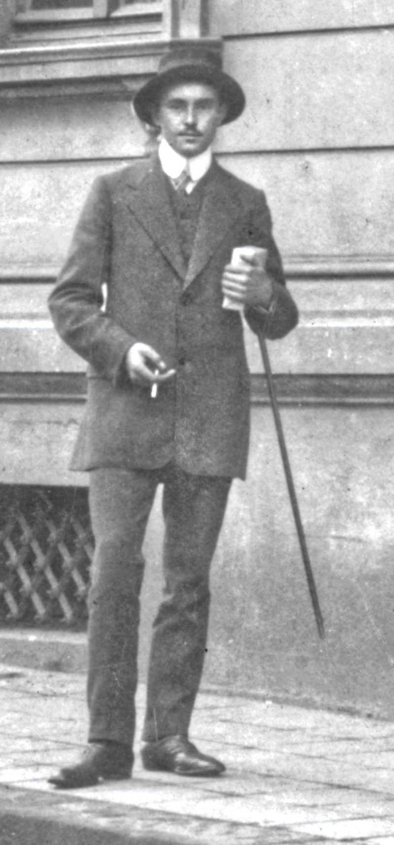 Willy Scheele mit Stock & Hut