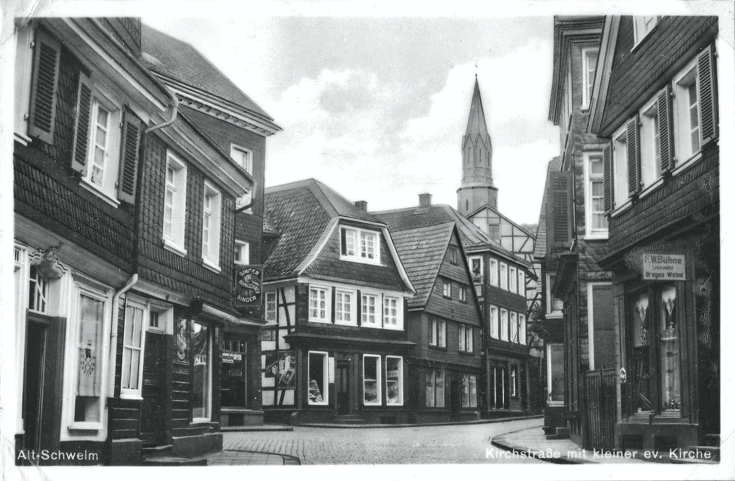 Kirchstraße Blick zur Kirche