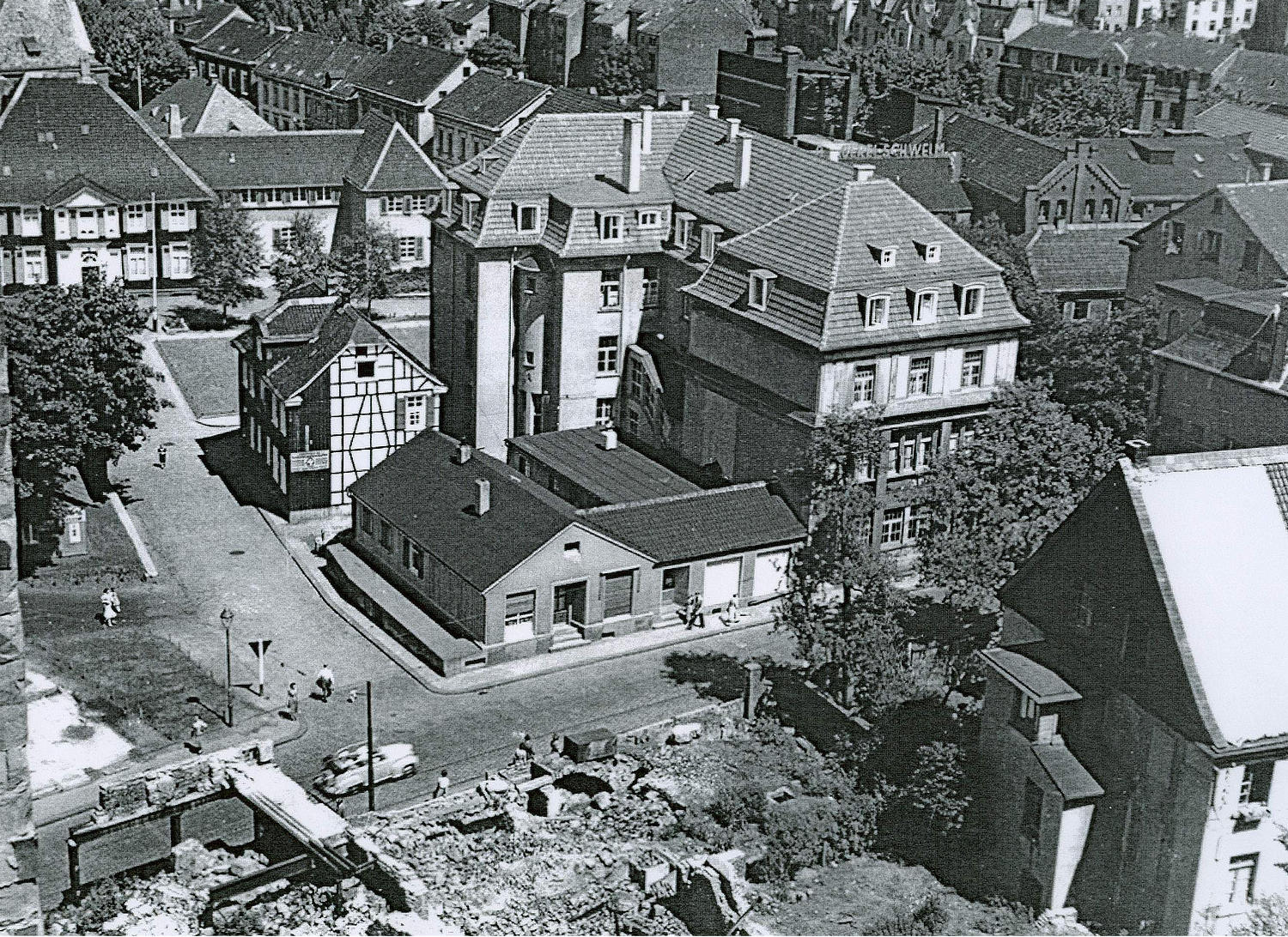 Blick von der Christuskirche