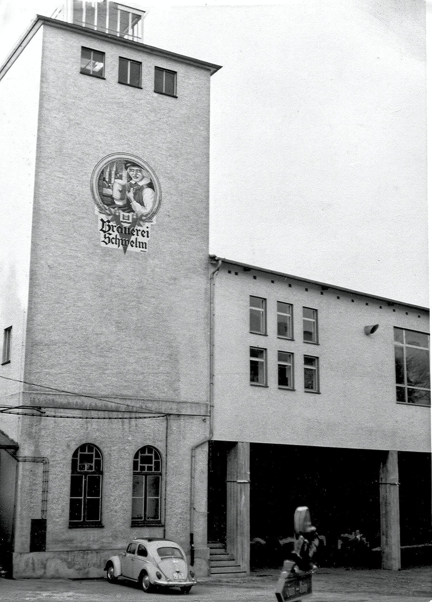1965 nach Brauerei Anbau und Turm