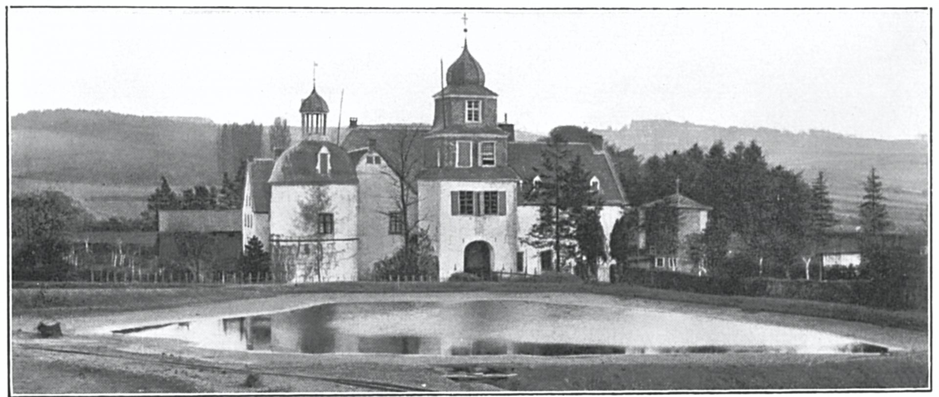 1909 Martfeld Ansicht vom Park
