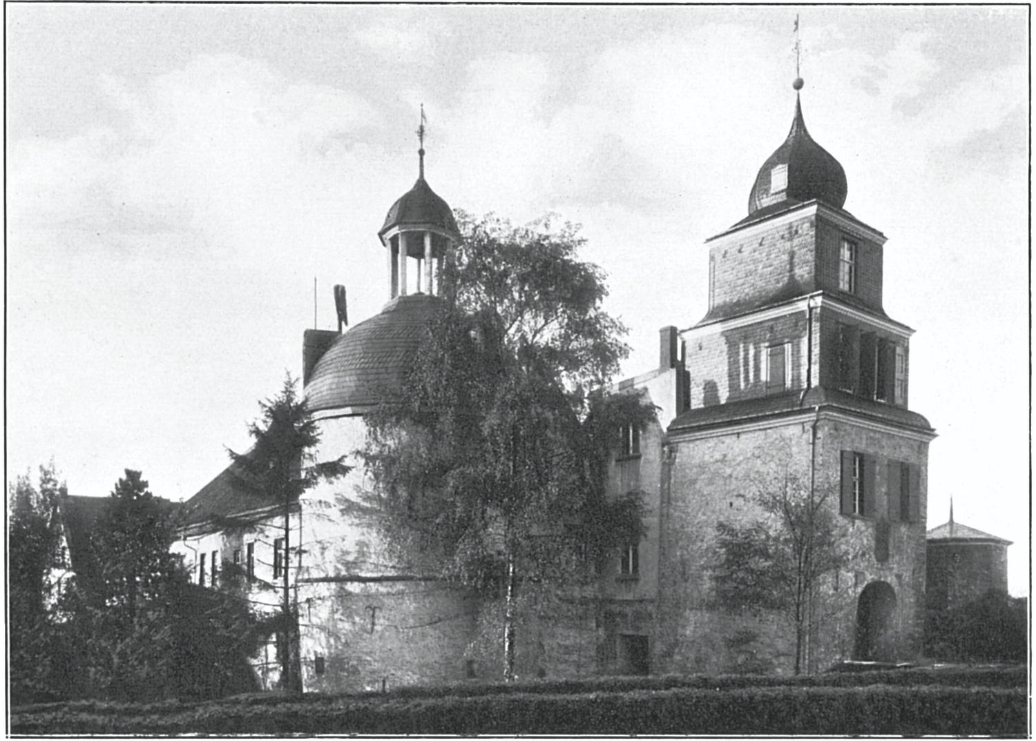 1909 Martfeld Ansicht vom Park nah