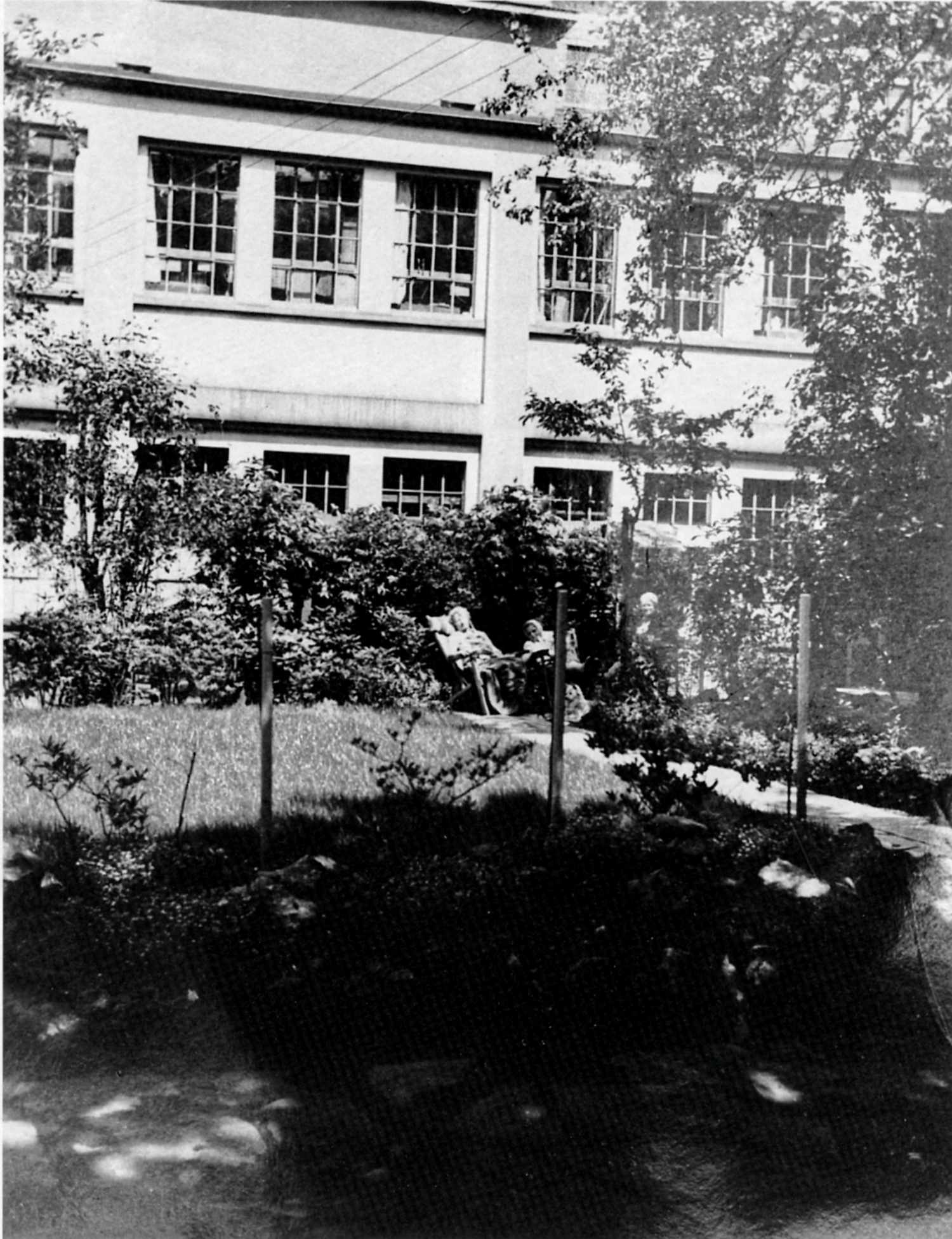 1935 Gartenseite Orgelbauwerkstatt Paul Faust