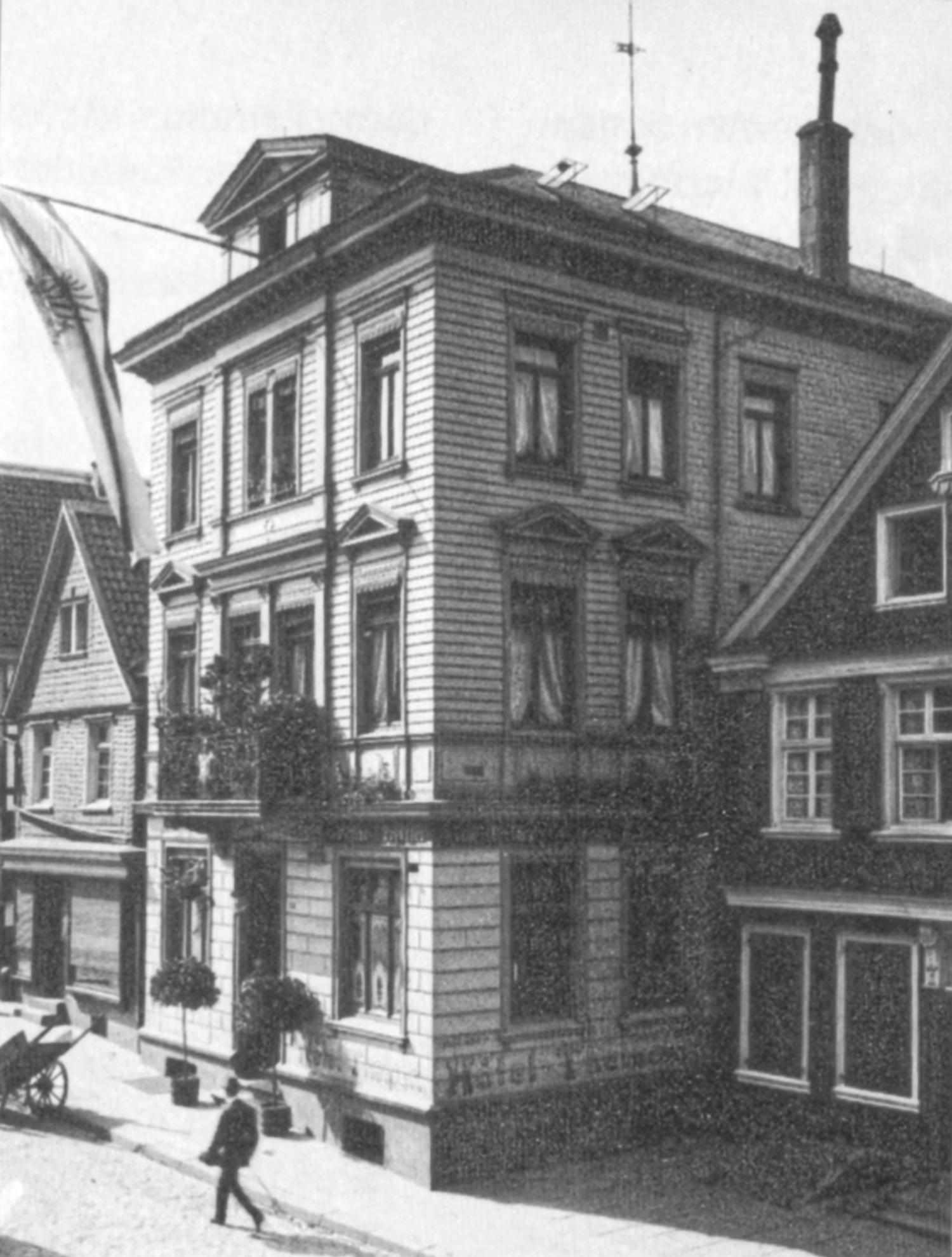 1900 vor Hotel Prinz von Preußen