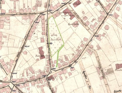 Gasse zum ehemaligen Friedhof<br> Hauptstraße 93